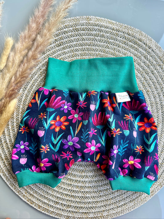 01 | HOSE | Pumphose Aquaflowers | Bio | Größe 68/74
