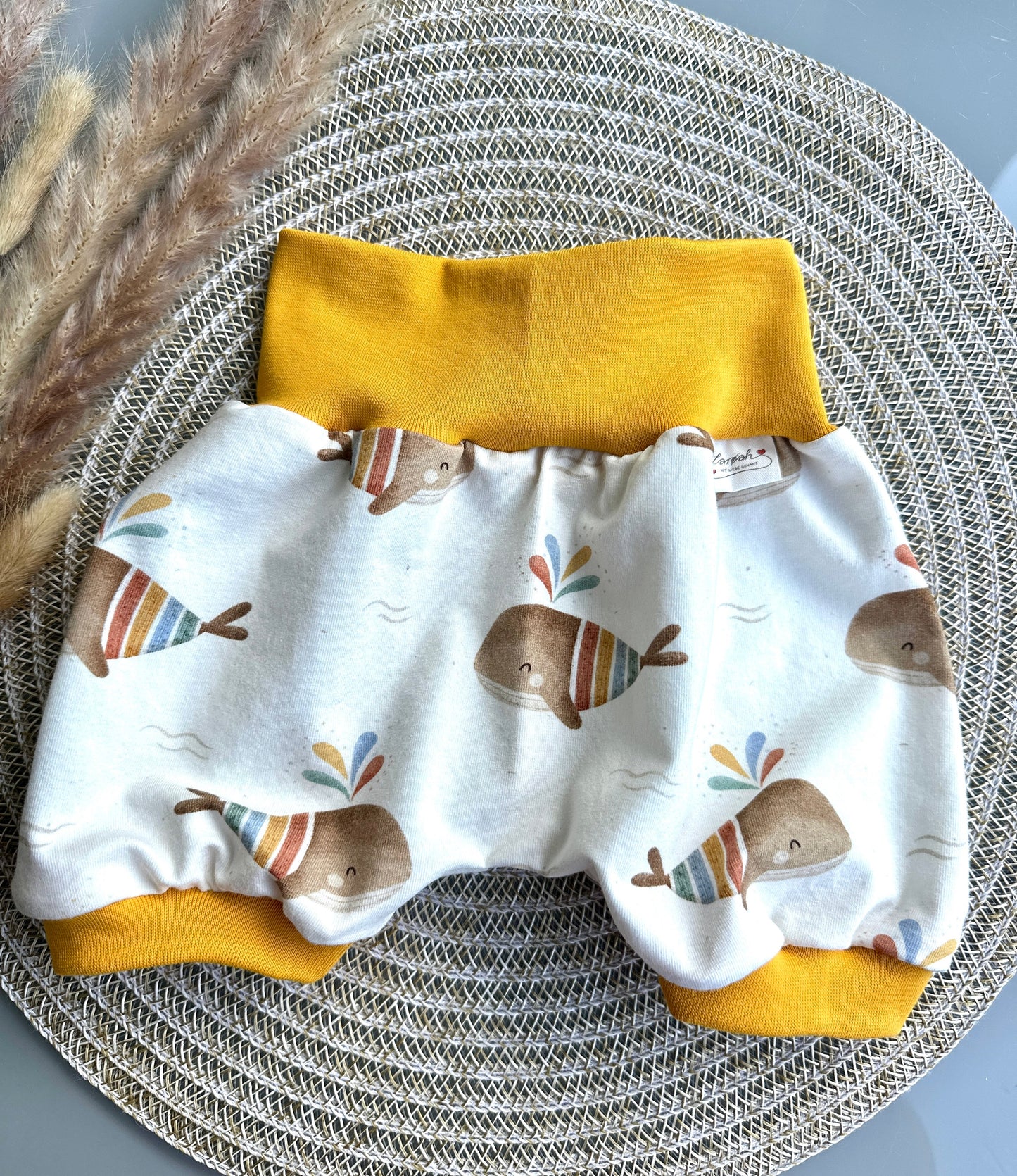 01 | HOSE | Pumphose kurz Wal | Bio | Größe 68/74