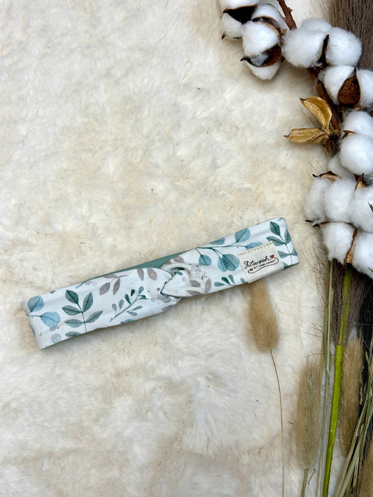 Haarband Blätter KU 46-50 aus Bio Baumwolle