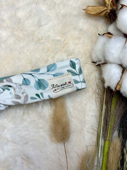 Haarband Blätter KU 46-50 aus Bio Baumwolle