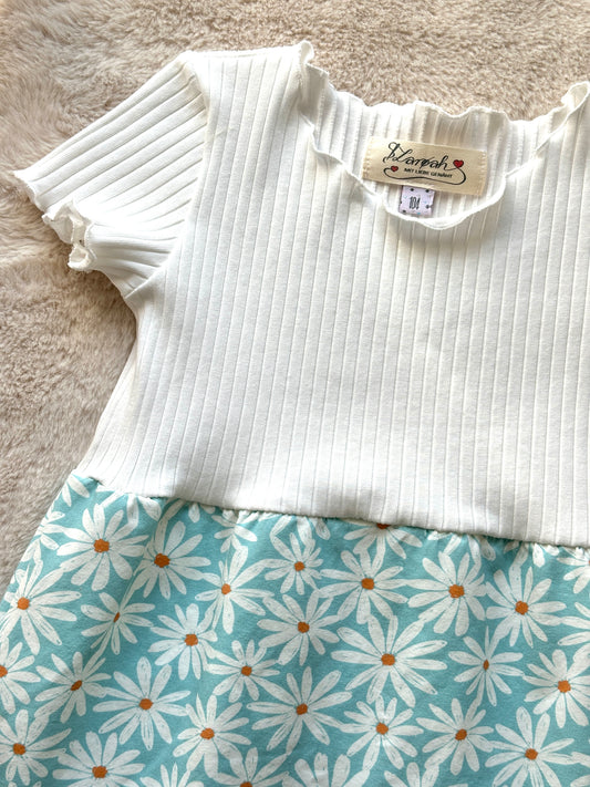Mädchen Kleid Margeriten | Größe 104
