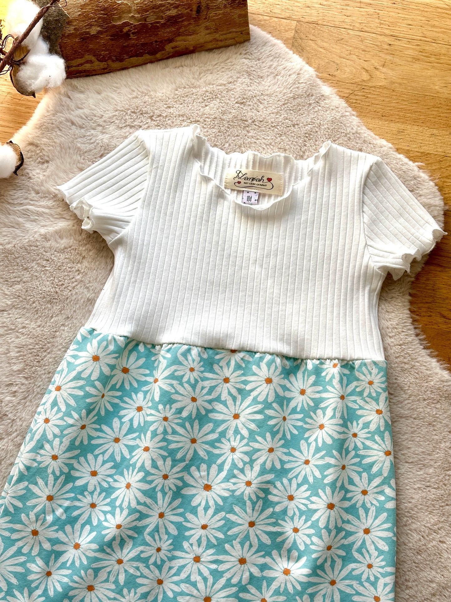 Mädchen Kleid Margeriten | Größe 104